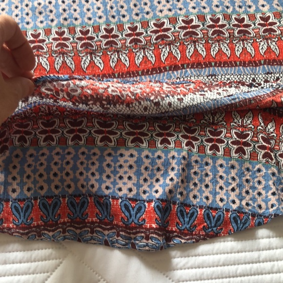 Democracy| Dress| Women’s| Size 1X|. Multicolor, green, orange, blue Bohemian - Picture 9 of 16